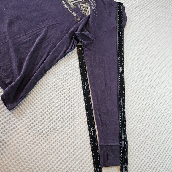 Harley Davidson Womens Bling Purple Long Sleeve Tee Shirt Size 2X tshirt - Picture 13 of 16